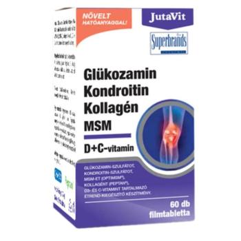 Glükózamin, kondroitin, kollagén és MSM - étrend-kiegészítő - 60 tabletta - JutaVit kép