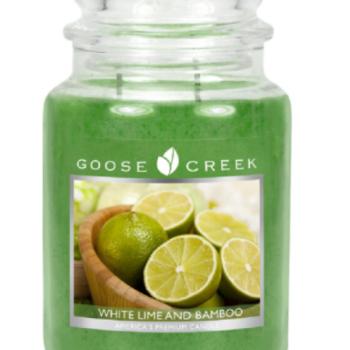 Goose Creek - Fehér limonádé bambusszal  Illatgyertya 680 g kép