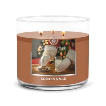 Goose Creek - Keksz és tej  Illatgyertya üvegben 411 g kép