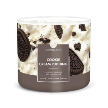 Goose Creek - Krémes pudingos keksz  Illatgyertya üvegben 411 g kép