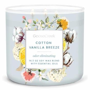 Goose Creek - Pamut és vanília fuvallat  Illatgyertya 411 g kép