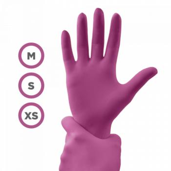 Gumikesztyű - Magenta (M, 10 db) kép