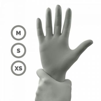 Gumikesztyű - Szürke (M, 100db - dobozzal) kép