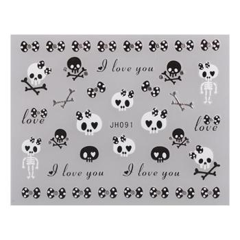 Halloween Matrica JH091 Silver () kép