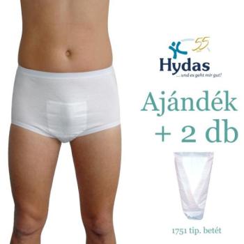 Hydas férfi boxer alsó, speciális inkontinencia nadrág + AJÁNDÉK 2 db betéttel kép