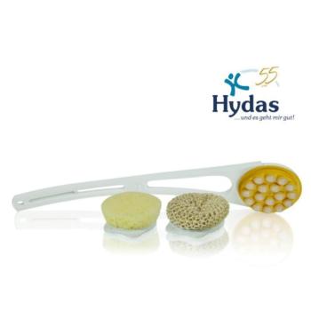 Hydas Karos krémező és luffa, 3 részes bőrápoló szettel (ápoló, hámlasztó, krémező), 7 kamrás takarékos 17 golyós adagoló fejjel kép