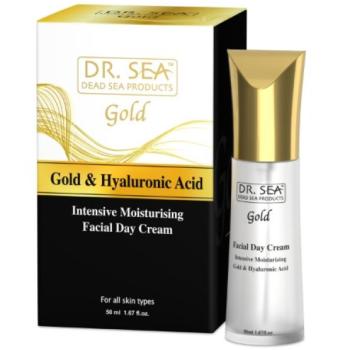 Intenzív nappali krém kozmetikai arannyal és hialuronsavval - 50ml - Dr. Sea kép