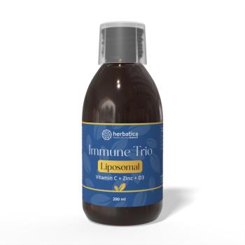 Lipozómás Immunitás Trio (C-vitamin + Cink + D3) – 200 ml – Herbatica kép