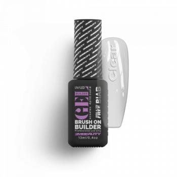 Liquid Polygel BIAB - Clear - HEMA & TPO Mentes Ecsetes Építőzselé (13 ml) kép