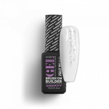 Liquid Polygel BIAB - Pure White - HEMA & TPO Mentes Ecsetes Építőzselé (5ml - mini me) kép