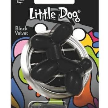 Little Dog - Fekete Bársony - Autóillatosító kép