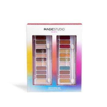 Magic Studio - COLORFUL MATTE vs METAL EYESHADOW PALET  Ajándékcsomag kép