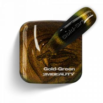 Magnet 9D Super Effect Gold-Green (5ml - mini me) kép