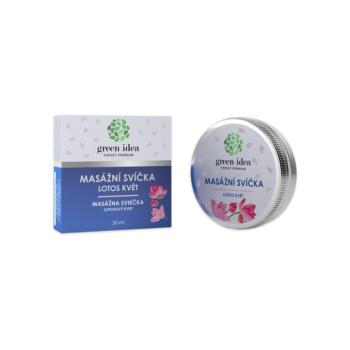 Masszázsgyertya - Lótuszvirág 30 ml - Green idea kép