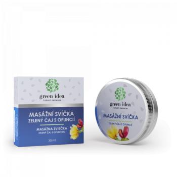 Masszázsgyertya - Zöld tea fügekaktusszal - Green idea kép