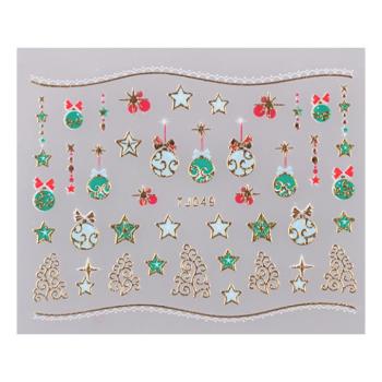 Matrica Christmas TJ049 Gold () kép