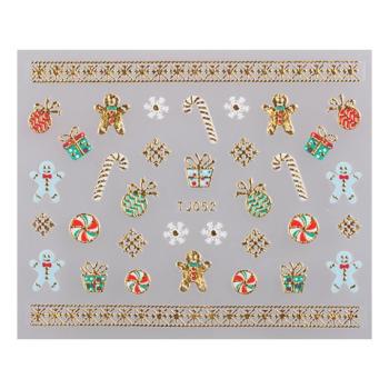 Matrica Christmas TJ052 Gold () kép