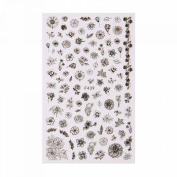Matrica Flower 83-4 F439 () kép