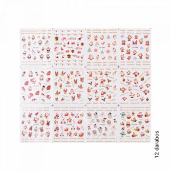 Matrica szett - Christmas - YB277-YB288 (db) kép