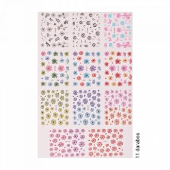 Matrica Szett - Flowers - E391-401 () kép