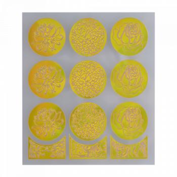Nail Stencil 05 Gold () kép