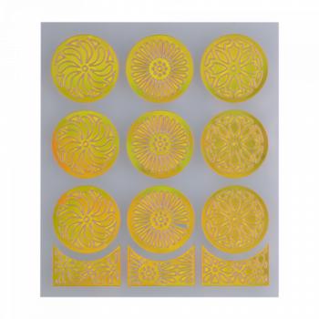 Nail Stencil 16 Gold () kép