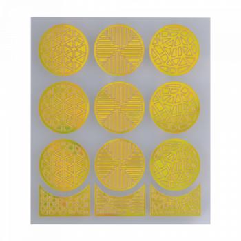 Nail Stencil 17 Gold () kép