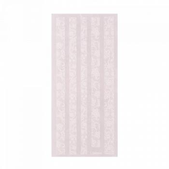 Nail sticker 54-02 - white () kép