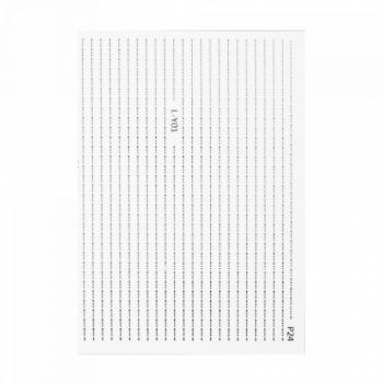 Nail sticker 54-04 - silver () kép