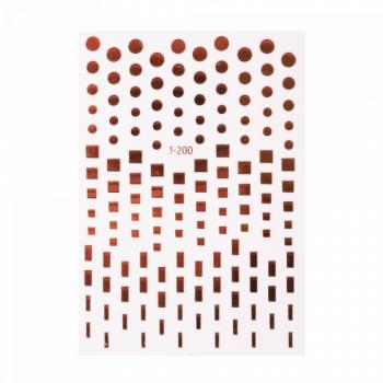 Nail sticker 56-02 - Gold () kép