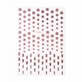 Nail sticker 56-03 - Silver () kép