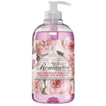 Nesti Dante Romantica Rózsa-peónia Folyékony szappan - 500 ml kép