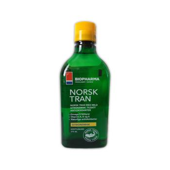 NORSK TRAN - Természetes citrom ízzel - Biopharma Mennyiség: 375 ml kép