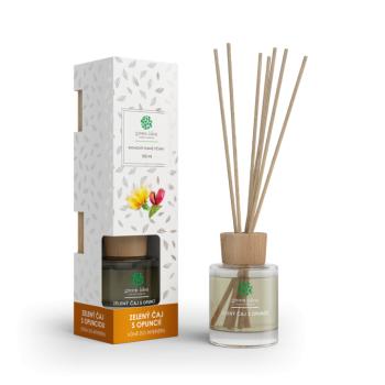 Rattan illatpálcák Zöld tea fügekaktusszal 100 ml - Green idea kép