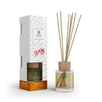 Rattan pálcás illatosító – Lótuszvirág, 100 ml - Green idea kép