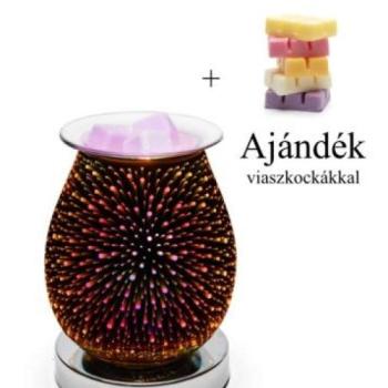 Rio Beauty ALURA üvegbúrás szójaviaszmelegítő és aromadiffúzor érintéses vezérléssel, három fokozattal kép