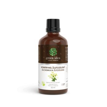 Sárgás-zöld lándzsás útifű tinktúra - csepp 50 ml - Green idea kép