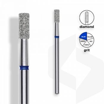 Staleks - Csiszolófej Gyémánt Henger 2,5 mm | 6 mm Kék | Közepes FA20B025-6K () kép
