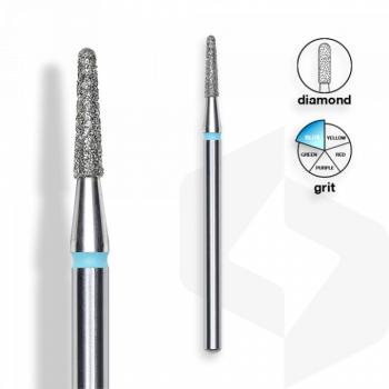 Staleks - Csiszolófej Gyémánt Keskeny Kúp 1,8 mm | 8 mm Kék | Közepes FA70B018-8K () kép