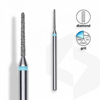 Staleks - Csiszolófej Gyémánt Tű 1 mm | 10 mm Kék | Közepes FA80B010-10K () kép