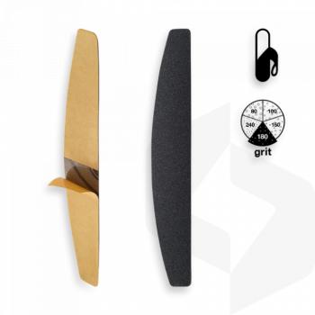 Staleks - Félhold Öntapadó Utántöltő Körömreszelő Papír 180 grit 50 db DFE-42-180 (50 db) kép