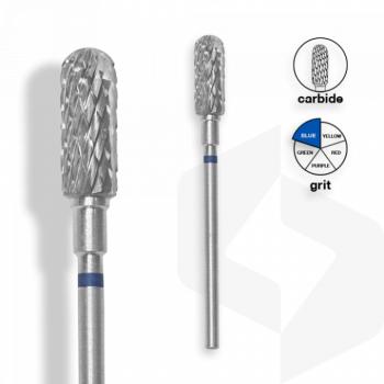 Staleks - Karbid csiszolófej Lekerekített Henger 5 mm | 13 mm Kék | Közepes FT30B050-13 () kép