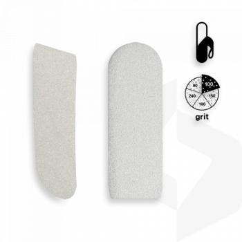 STALEKS - ÖNTAPADÓ CSISZOLÓPAPÍR FÉM TALPRESZELŐHÖZ 100 GRIT - 30 DB DFE-10-100w FEHÉR () kép
