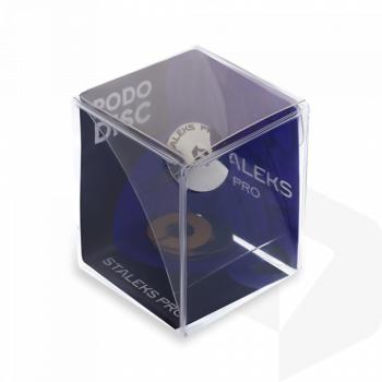 Staleks - Pedikűr Tartófej Íves (esernyő formájú) 15 mm + 5 db #180-as Durvaságú Eldobható Csiszolókorong, Pododisc PRO S - UPDSET-15 (szett) kép