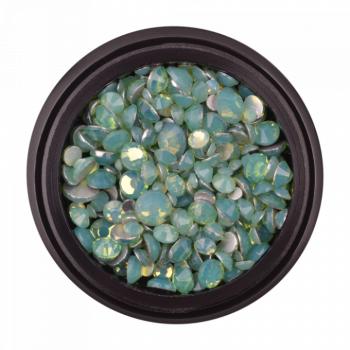 Strasszkő 40 opal green (400 db) kép