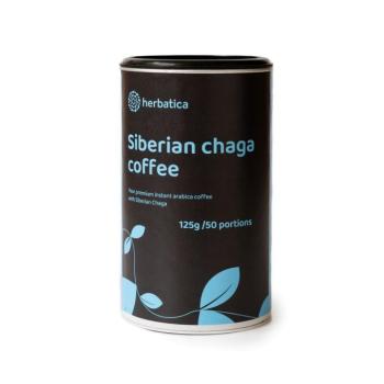 Szibériai chaga prémium instant arabica kávéval - 125g - Herbatica kép