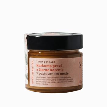 Terápiás méz kurkumával és fekete borssal – 220 g – Naturmeda kép