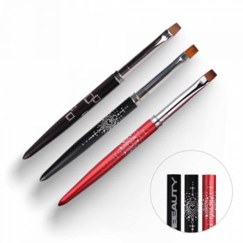 Zselé ecset Gel Hard (Black Abstract 2018) kép