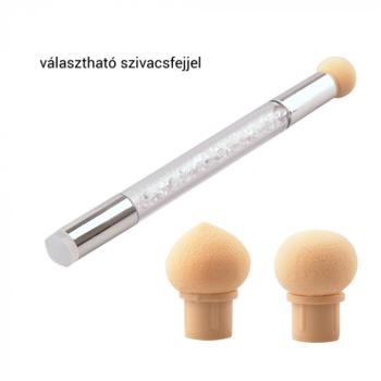 2in1 ombre szivacsecset és nyomdafej (gömb véggel) kép