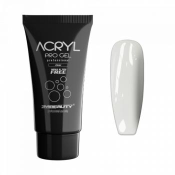 Acryl Pro Gel Clear - HEMA Mentes Akrilzselé - Tubusos (60g) kép